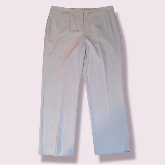 KHAKI Stretch Dress Pants Trousers Size 18 ~ j.h. collectibles - Picture 5 of 9